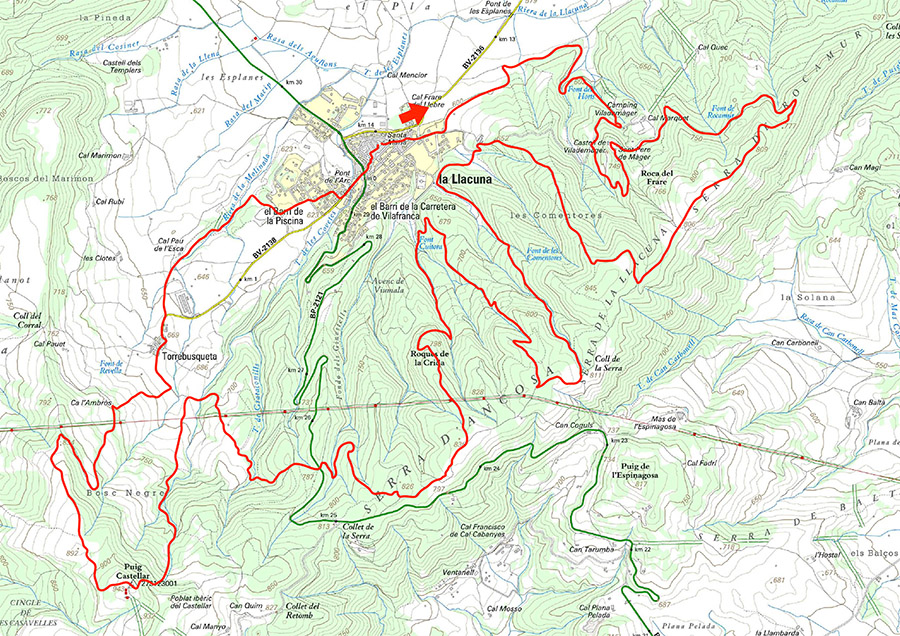 Mapa Botifarunner 2017